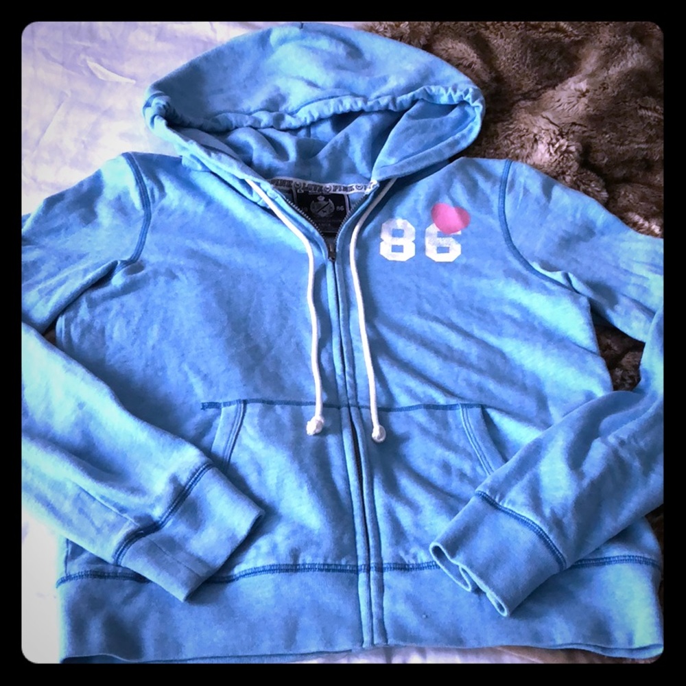 PINK Victoria’s Secret Zip Up Hoodie (Size L)